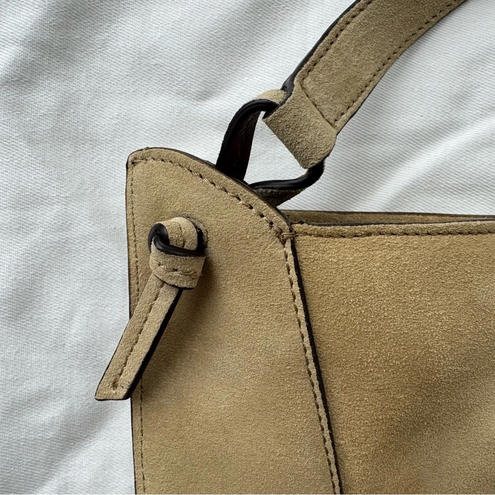 Isabel Marant Beige Suede Shoulder Bag NWOT - Picture 5 of 10